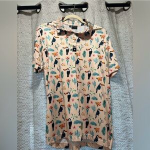 Bad birdie size small golf polo